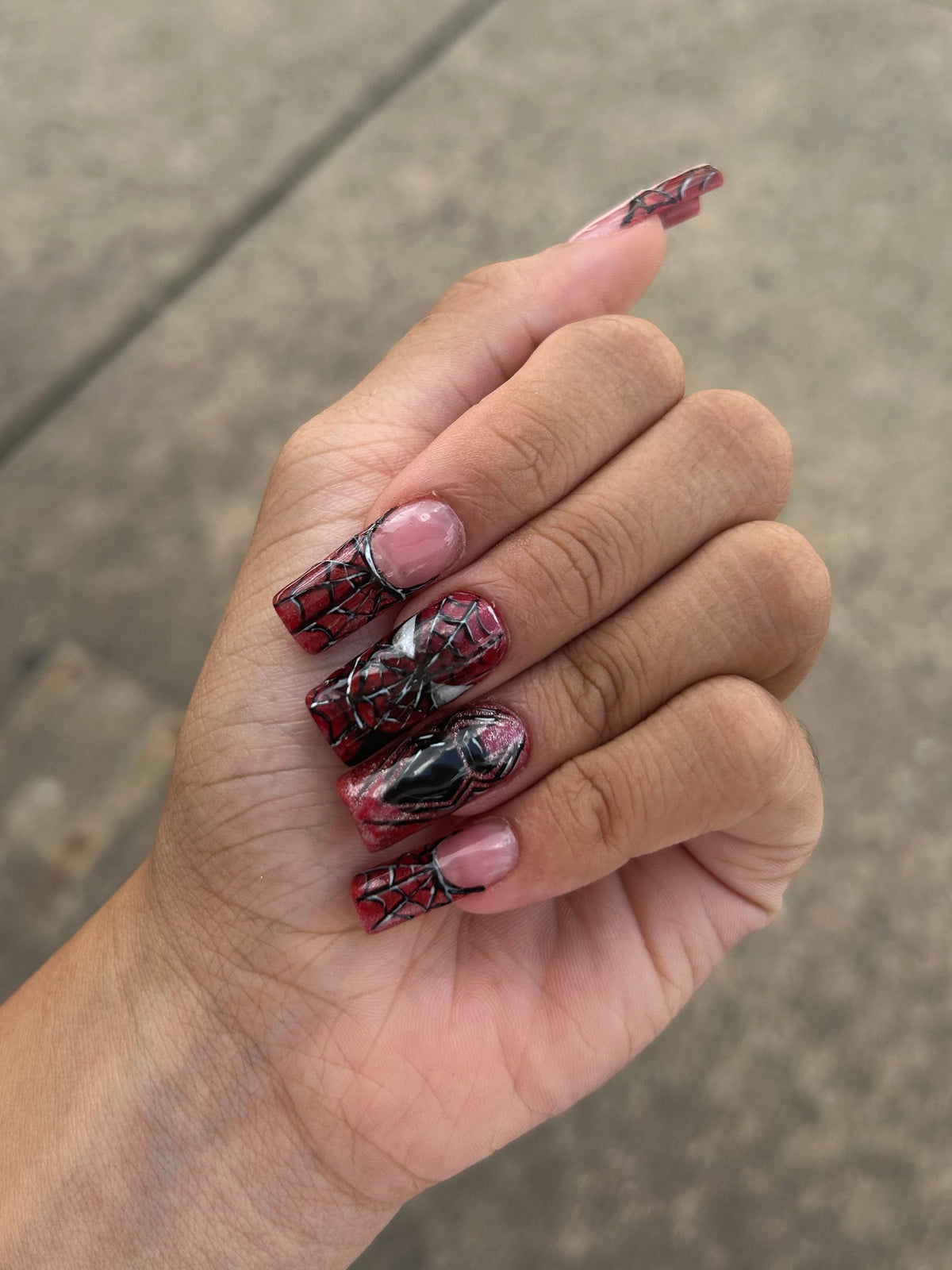 Spider-man Nails