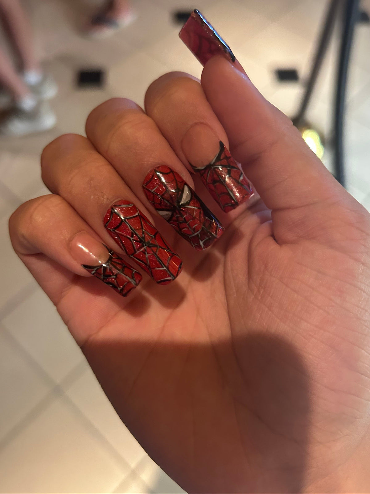 Spider-man Nails
