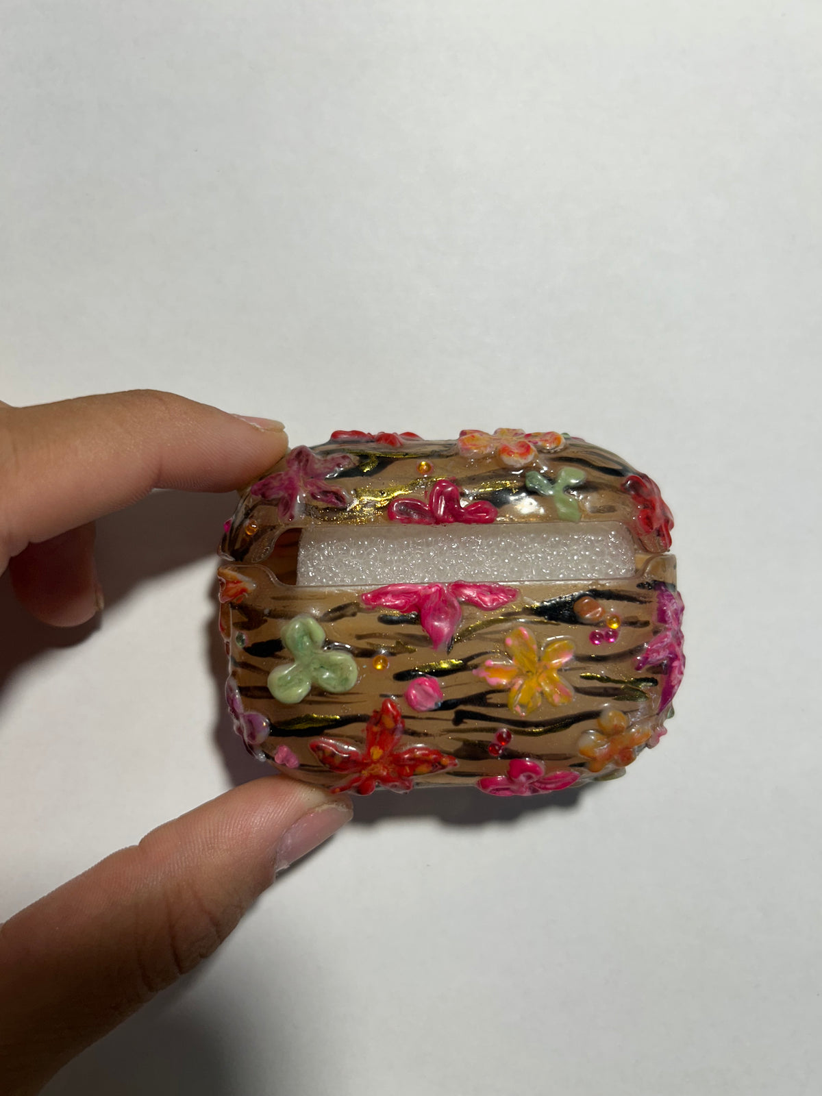 Tiger Print Airpods Case